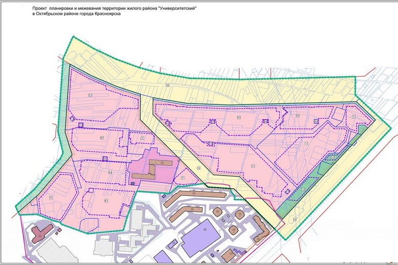 Микрорайон университет план застройки