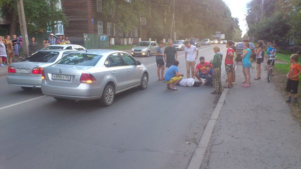 В Красноярске иномарка сбила пешехода