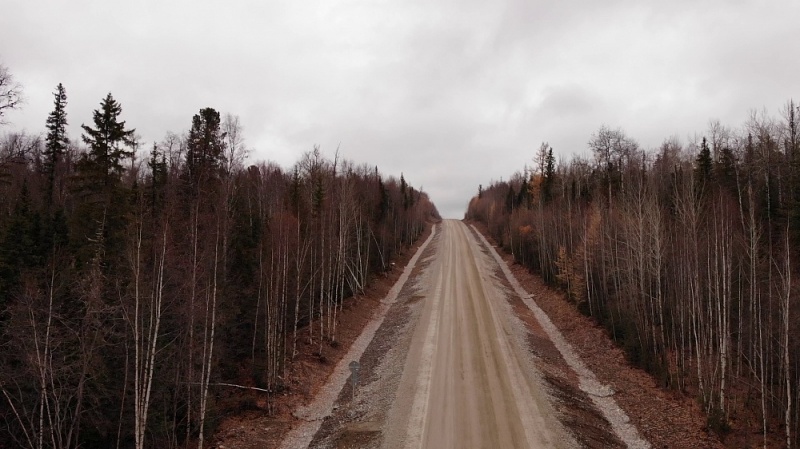 На севере Красноярского края отсыпали щебнем очередной участок бездорожья