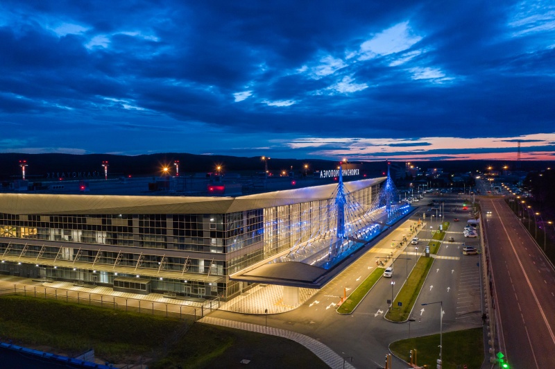 Международный аэропорт Красноярск перешел на весенне-летнее расписание полетов