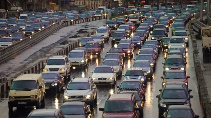Красноярск по масштабам дорожных заторов оказался третьим в России