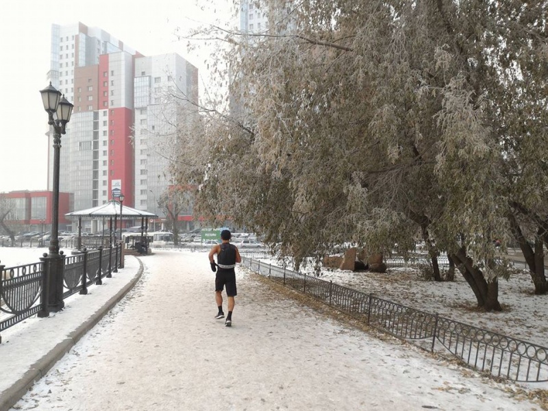 Жителей Красноярска ожидает снежная неделя с плюсовыми температурами