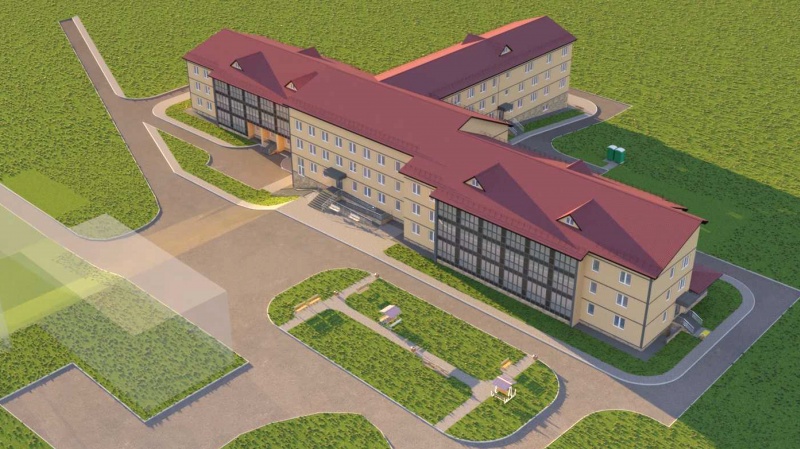 Началось строительство нового жилого корпуса дома-интерната для пожилых граждан и инвалидов