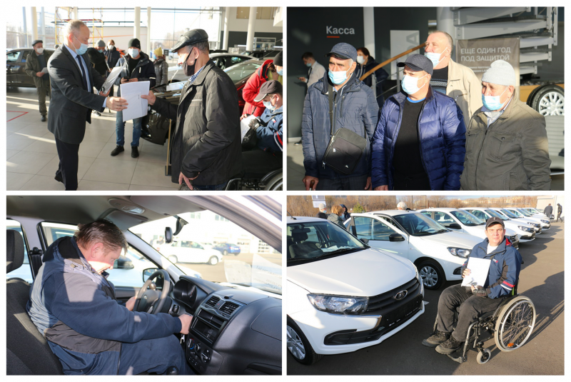 Жители Красноярского края получили специальные автомобили от Фонда социального страхования РФ