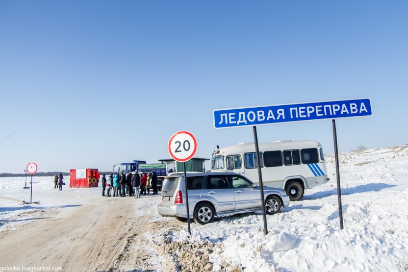 В Красноярском крае открылась ледовая переправа из Мотыгино в Богучаны 