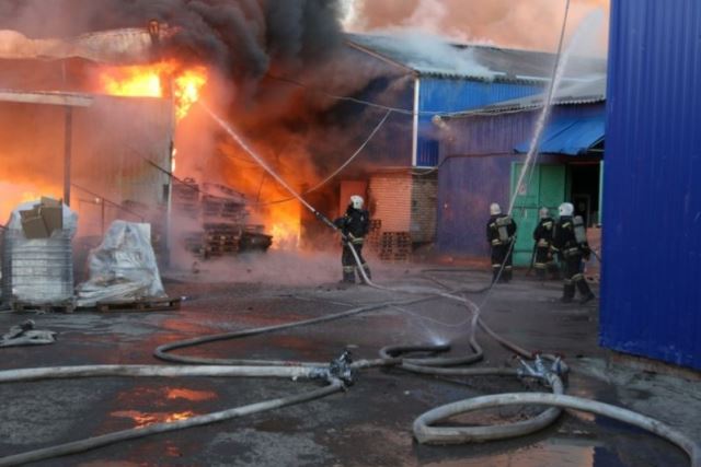 В Красноярском крае сгорело 500 тонн зерна