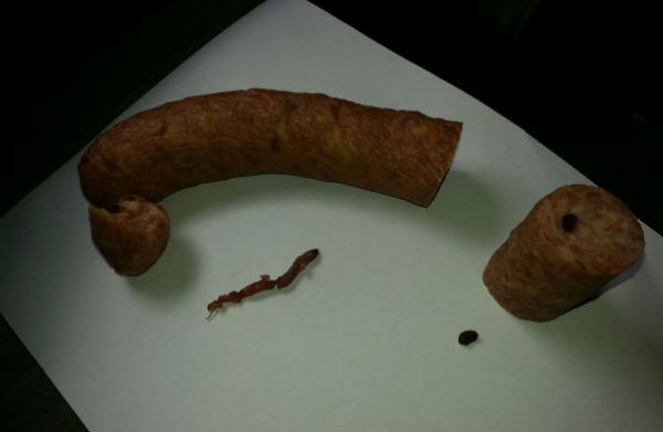 Житель Ачинска купил колбасу с крысиным хвостом