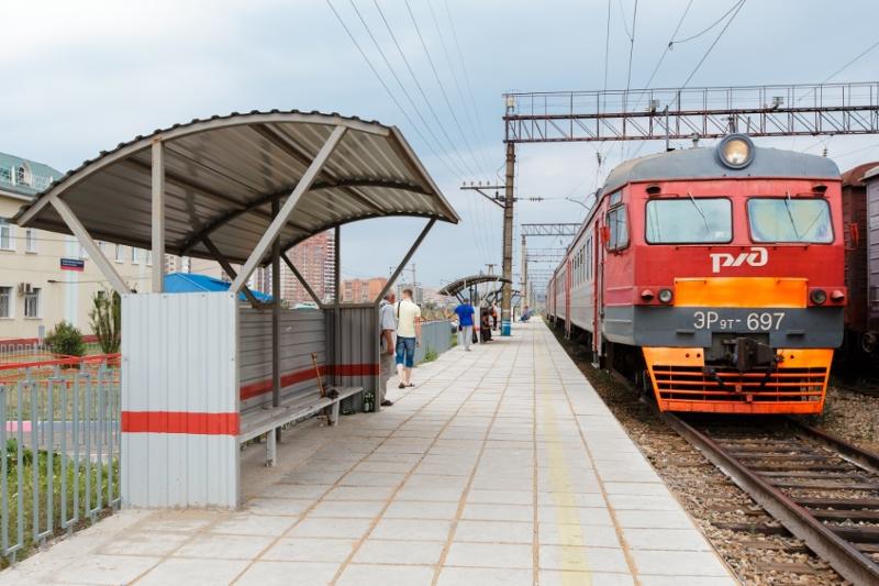 На станции Красноярск – Северный завершилось благоустройство пассажирской платформы